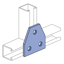 3 Hole flat "T" Hot Dipped Galv - Click Image to Close